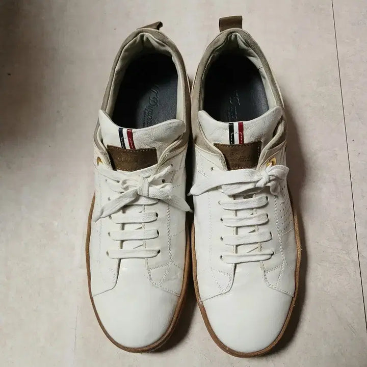 [BUNJANG] S.T. Dupont White Sneakers / 듀퐁 화이트 스니커즈 운동화