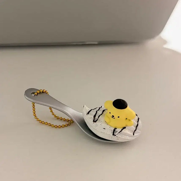 [BUNJANG] Pompompurin Spoon Keychain (Vintage Gacha) / 폼폼푸린 스푼 키링(고전 가챠) 판매