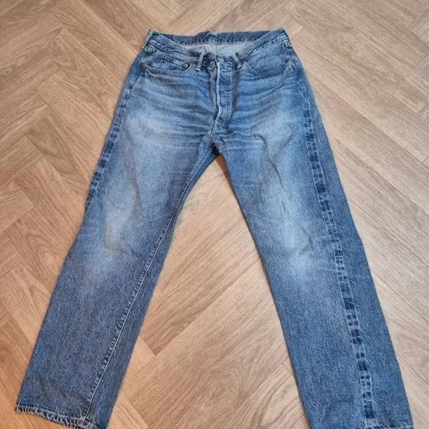 [BUNJANG] Warehouse 1101 Special Order Model Regular Straight Fit Denim / 웨어하우스1101 별주모델 판매 34