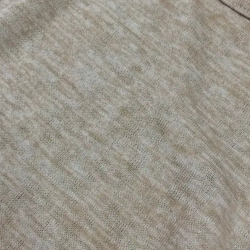 [BUNJANG] Beige Shirring Long Sleeve T-Shirt / 베이지 밑단 셔링 티 새상품