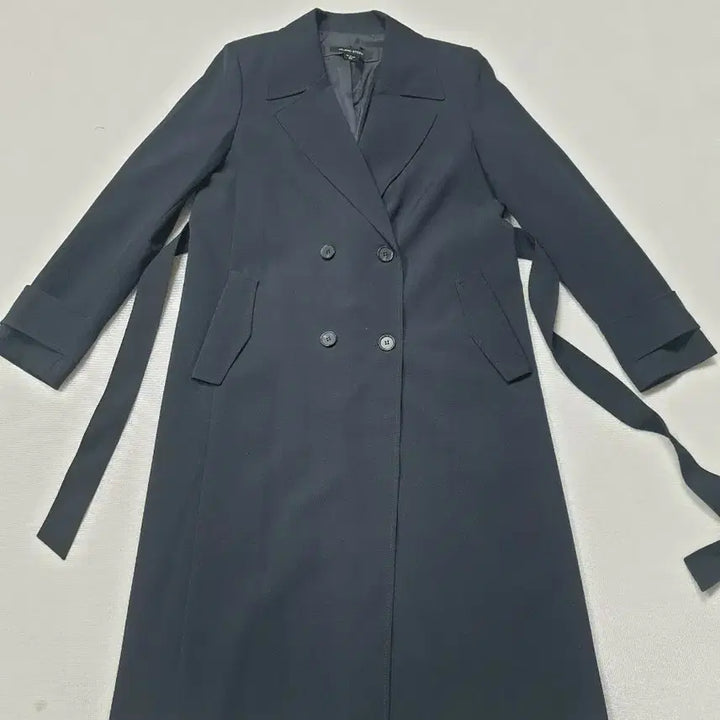 [BUNJANG] Milano Story Double Trench Coat Navy / 밀라노스토리  더블 트렌치 코트 허리끈 여성85
