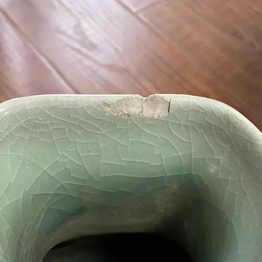 [BUNJANG] Qing Dynasty Celadon Glazed Vase / 진품 청나라중기 용천요(운송시간9일)
