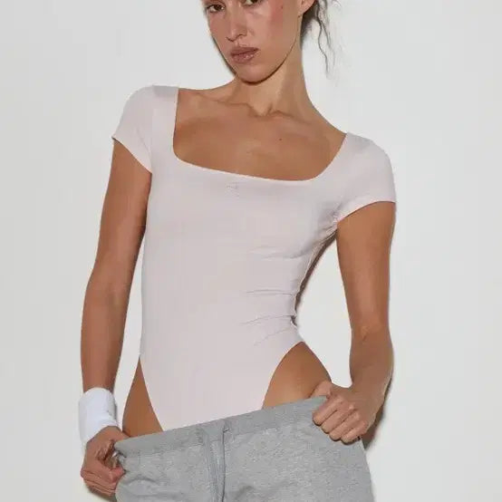 [BUNJANG] 3Times Athletic Bodysuit S / 새상품) 쓰리타임즈 에슬레틱 바디수트 S