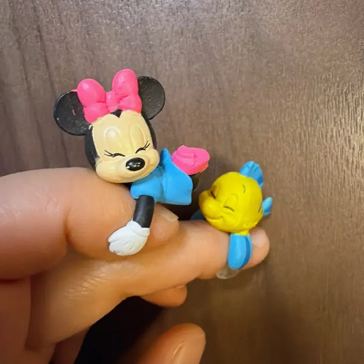 [BUNJANG] Disney Gacha Mini Mouse &amp; Flounder Bundle / 디즈니가챠 펜꾸 미니마우스+플라운더일괄