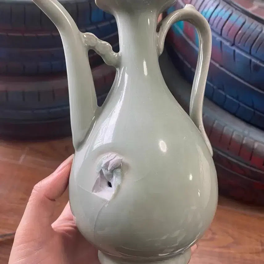 [BUNJANG] Qing Dynasty Celadon Kiln Ware / 진품 청나라중기 용천요 요지품(운송시간9일)