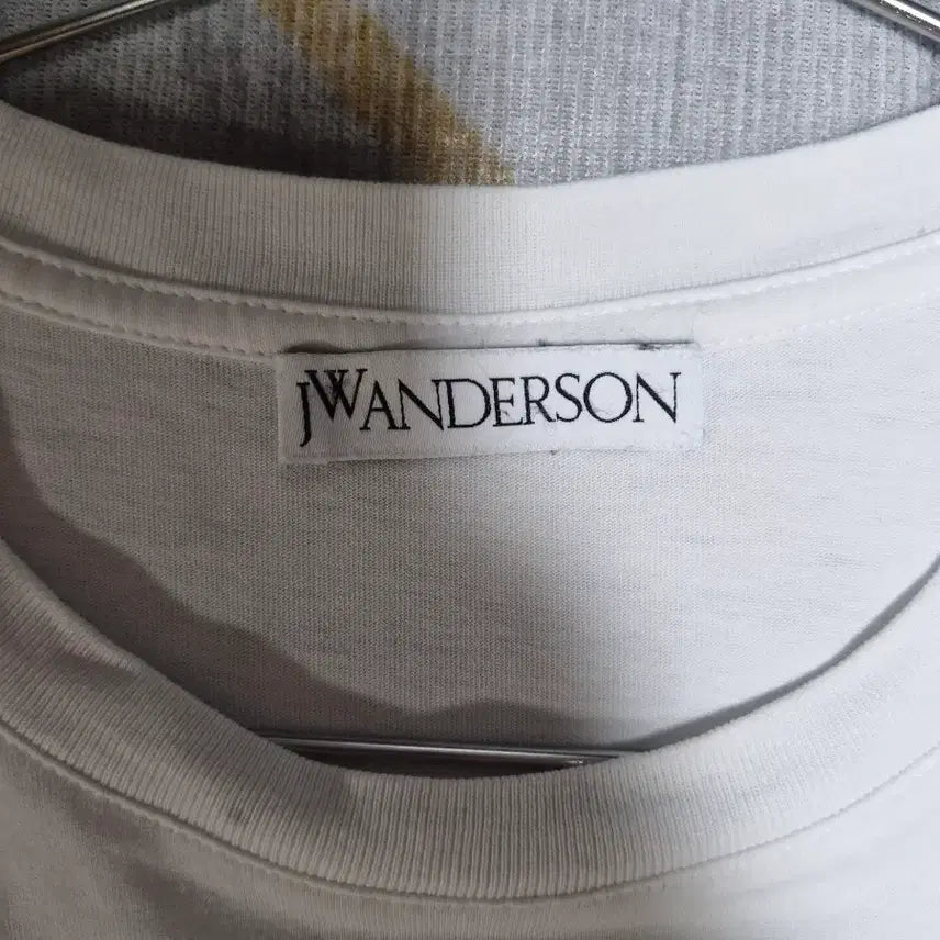 [BUNJANG] JW Anderson Anchor Logo White T-Shirt L / JW앤더슨 앵커 로고 흰색 반팔 티셔츠 L