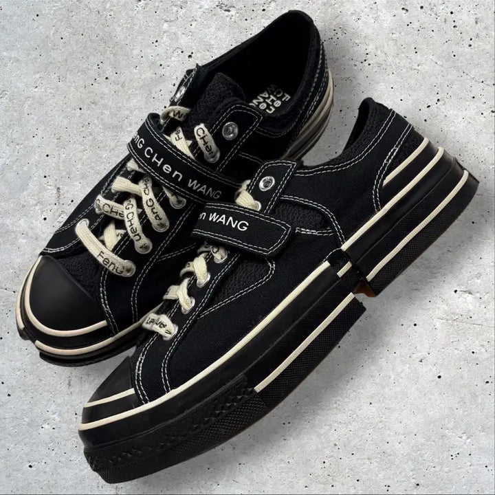 [BUNJANG] Converse x Feng Chen Wang Chuck 70 Low Two-in-One Black / [270] 컨버스 x 펑첸왕 척 70 로우 투인원 블랙
