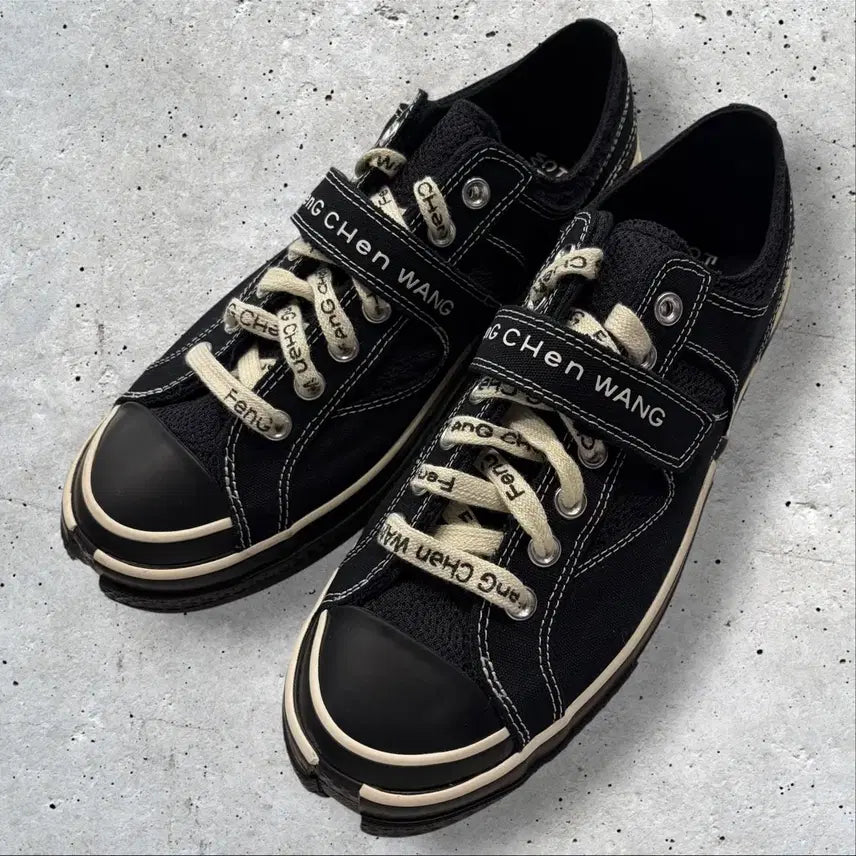 [BUNJANG] Converse x Feng Chen Wang Chuck 70 Low Two-in-One Black / [270] 컨버스 x 펑첸왕 척 70 로우 투인원 블랙