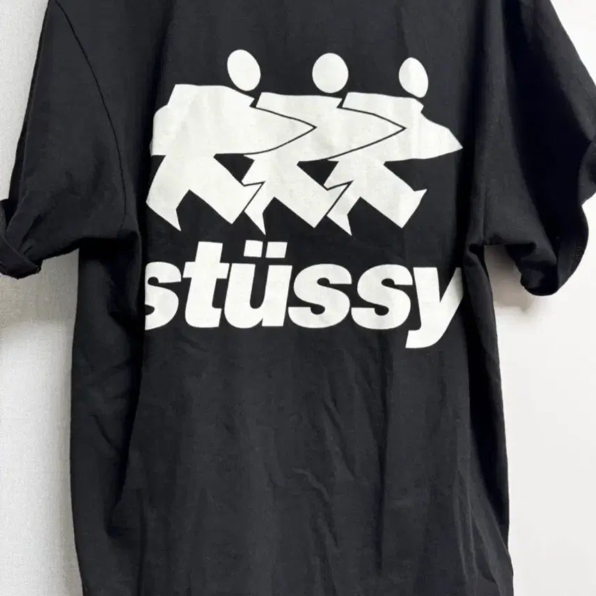 [BUNJANG] Stussy Canada Surfwork T-Shirt Black M / 새상품) 스투시 캐나다 서프워크 반팔티 블랙 M