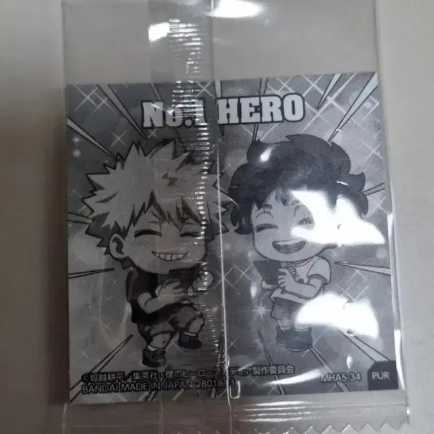 [BUNJANG] My Hero Academia Midoriya Bakugo Wafer Seal (Sealed) / 히로아카 미도리야 바쿠고 웨하스 씰 미개봉 pur