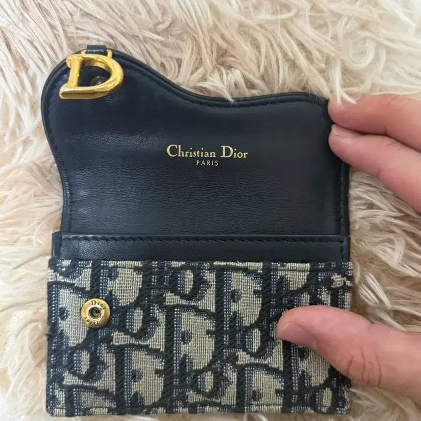 [BUNJANG] Christian Dior Oblique Saddle Card Holder / 디올 오블리크 새들 카드지갑