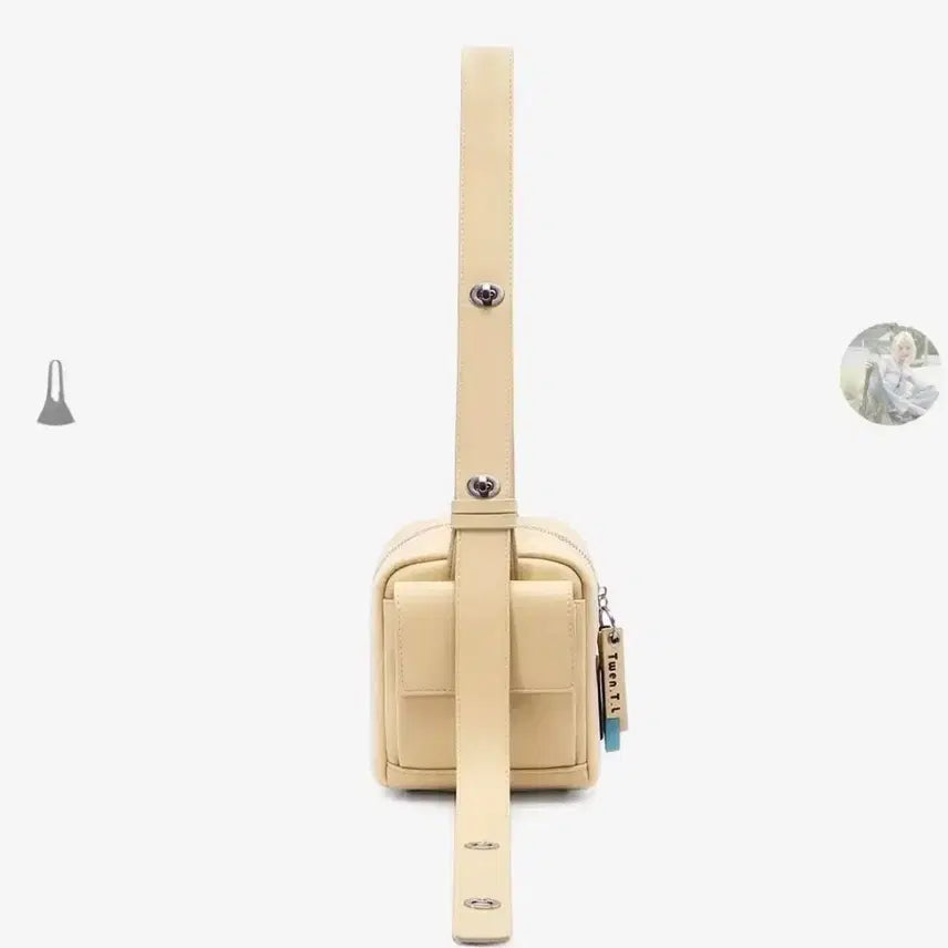 [BUNJANG] TWELVE TWELVE Puppy (Middle) Square Crossbody Camera Bag / 트웬티엘 퍼피(미들) 스퀘어 크로스백 카메라백