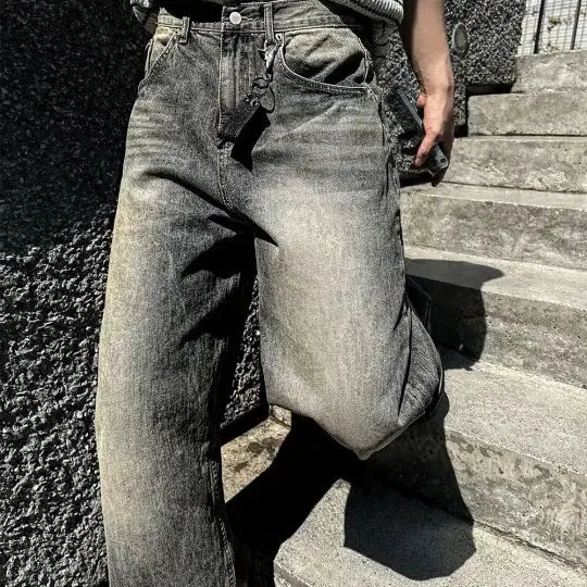 [BUNJANG] Coshie Haru Emerald Tinted Denim Pants / 가격제안 ㅇ 코시하루 에메랄드 틴청 데님팬츠 판매합니다.