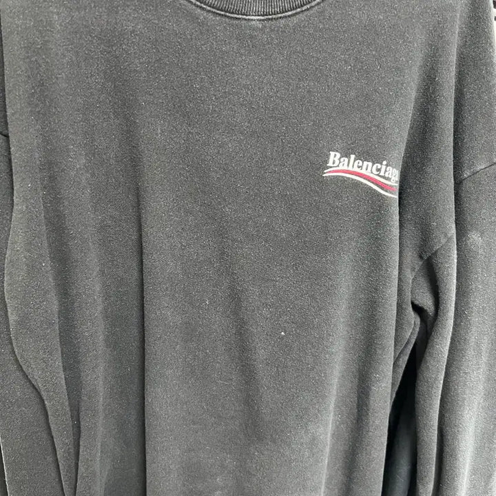 [BUNJANG] Balenciaga Wave Logo Sweatshirt / 발렌시아가 웨이브 로고 맨투맨