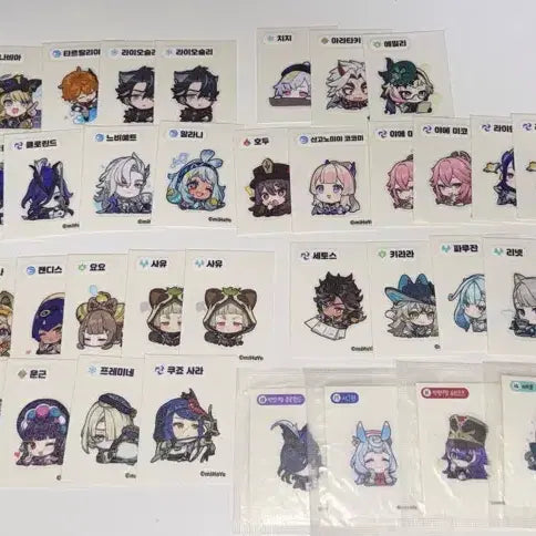 [BUNJANG] Genshin Impact Series 2 Sticker Set / [원가양도] 원신 띠부띠부씰 2탄 증명사진 띠부씰 푸리나 라이오슬리