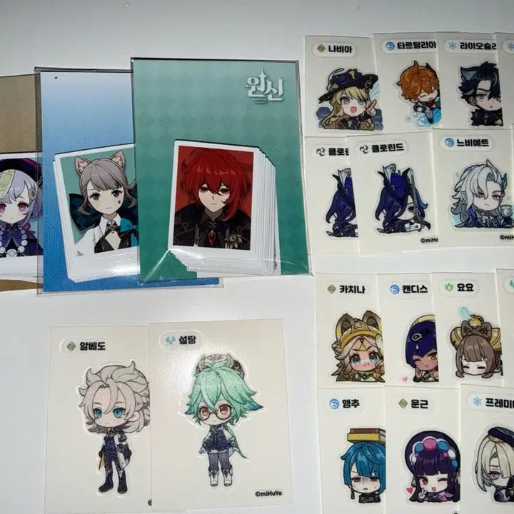 [BUNJANG] Genshin Impact Series 2 Sticker Set / [원가양도] 원신 띠부띠부씰 2탄 증명사진 띠부씰 푸리나 라이오슬리
