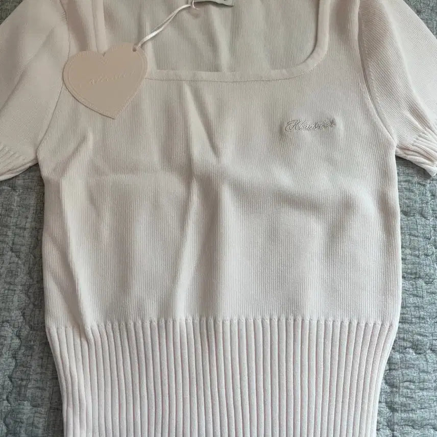 [BUNJANG] Clishare Limited Edition Short Sleeve Knit / 클리시어 미발매 니트