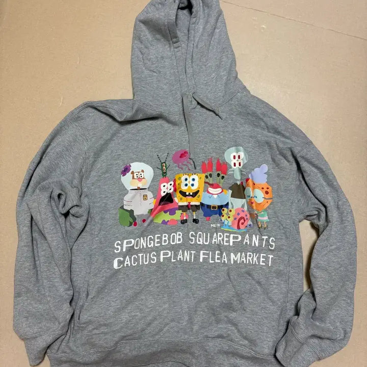 [BUNJANG] Uniqlo x SpongeBob Hoodie XL / 유니클로 스폰지밥 후드티