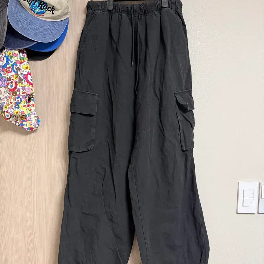 [BUNJANG] Polytel Human Index Cargo Pants Black Size 3 / 폴리테루 휴먼인덱스 카고 팬츠 블랙 3사이즈