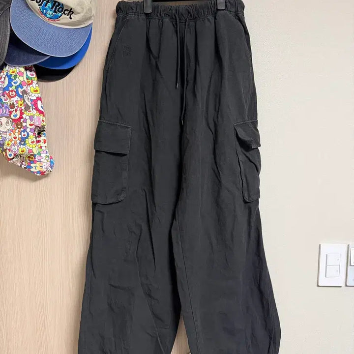 [BUNJANG] Polytel Human Index Cargo Pants Black Size 3 / 폴리테루 휴먼인덱스 카고 팬츠 블랙 3사이즈