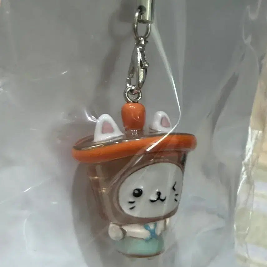 [BUNJANG] Wish Bakery Bubble Cat Resin Keychain / [미사용] 위시 베이커리 버블냥 레진 키링
