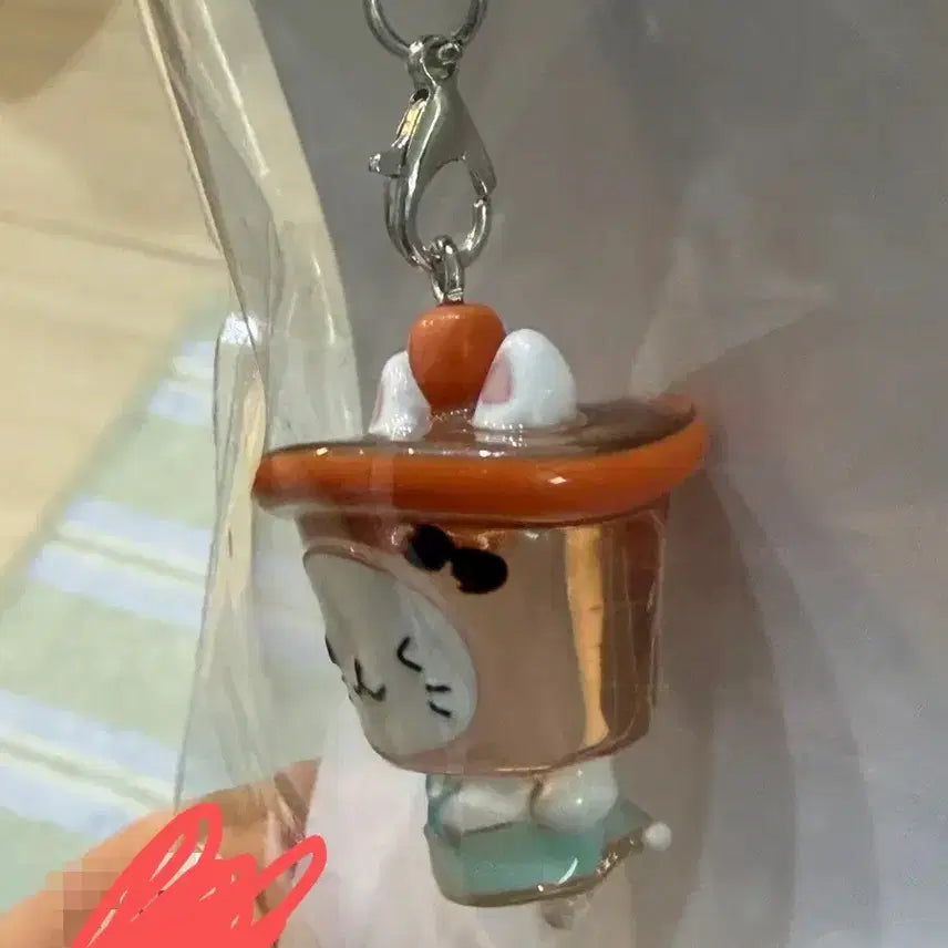 [BUNJANG] Wish Bakery Bubble Cat Resin Keychain / [미사용] 위시 베이커리 버블냥 레진 키링