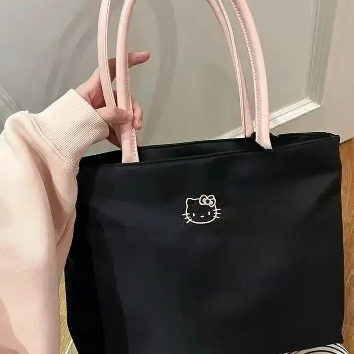 [BUNJANG] Y2K Vintage Blackpink Hello Kitty Shopper Bag / [SALE/*바로발송*] y2k 빈티지 블랙핑크 키티 쇼퍼백 가방