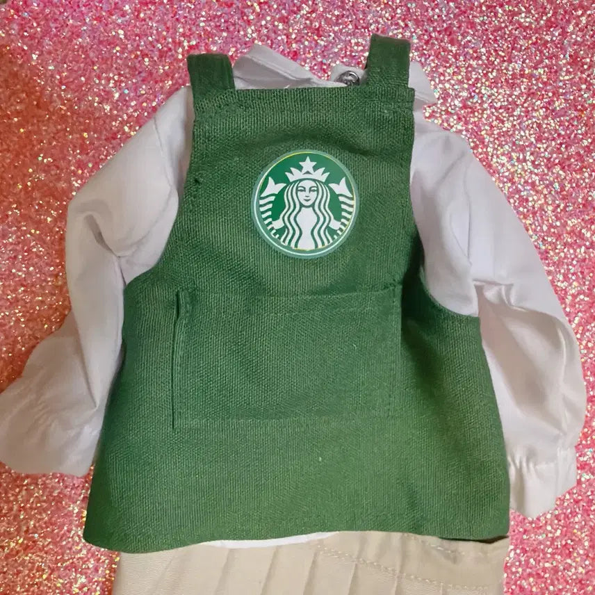 [BUNJANG] Disney Baby Doll Starbucks Outfit Set / 디즈니베이비돌 스타벅스의상