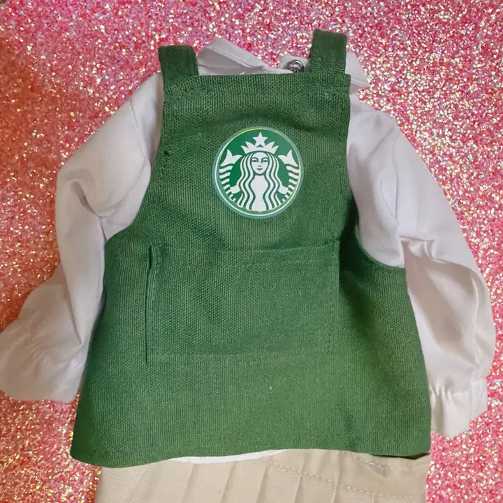 [BUNJANG] Disney Baby Doll Starbucks Outfit Set / 디즈니베이비돌 스타벅스의상