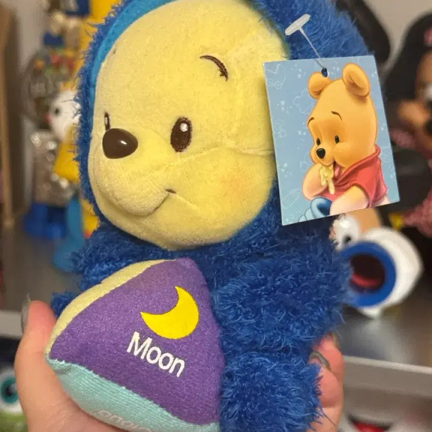 [BUNJANG] Disney Authentic Rare Winnie the Pooh x Cookie Monster Plush Doll / 레어 디즈니 정품 베이비 곰돌이 푸우 x 쿠키몬스터 인형