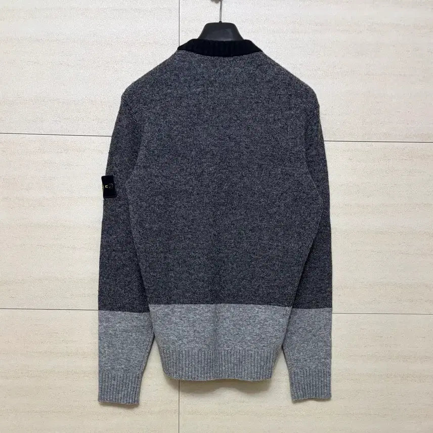 [BUNJANG] Stone Island Color Block Blend Knit / 백화점판)스톤아일랜드 컬러블록 블렌드 니트 M