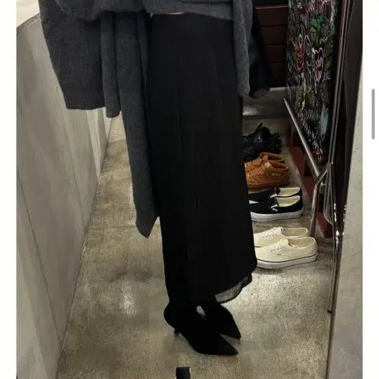 [BUNJANG] Maybe Baby Huai Layered Skirt - Black / 메이비베이비 레이어드 스커트 Huai (sk) 블랙 / 모네 / 리본빛