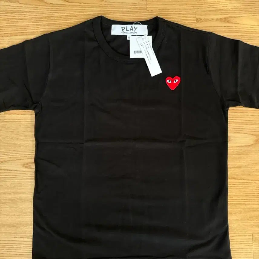 [BUNJANG] Comme des Garçons Short Sleeve T-Shirt Black Size M / 꼼데가르송 반팔
