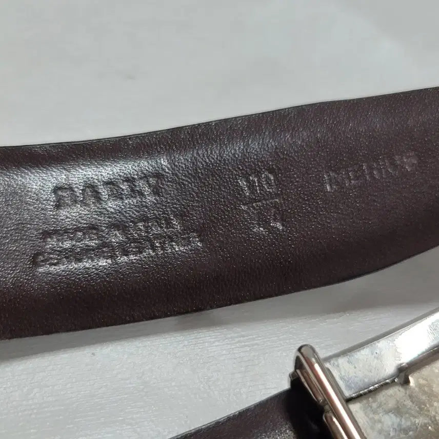 [BUNJANG] Bally Leather Belt / 발리 가죽벨트/a977