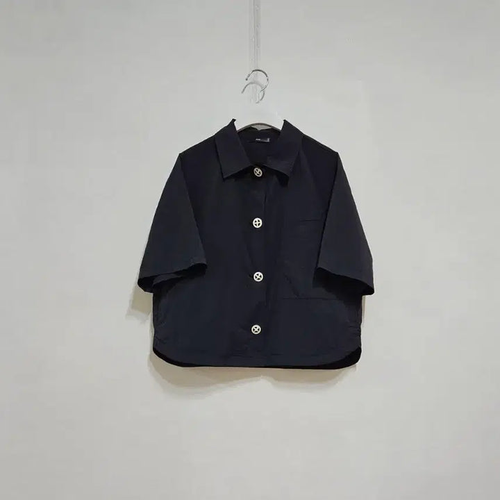[BUNJANG] Deep Navy Pocket Blouse / 제평 포켓 블랏