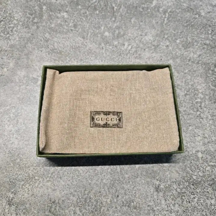 [BUNJANG] Gucci Logo Card Case Navy / (새상품) 구찌 로고 카드 케이스