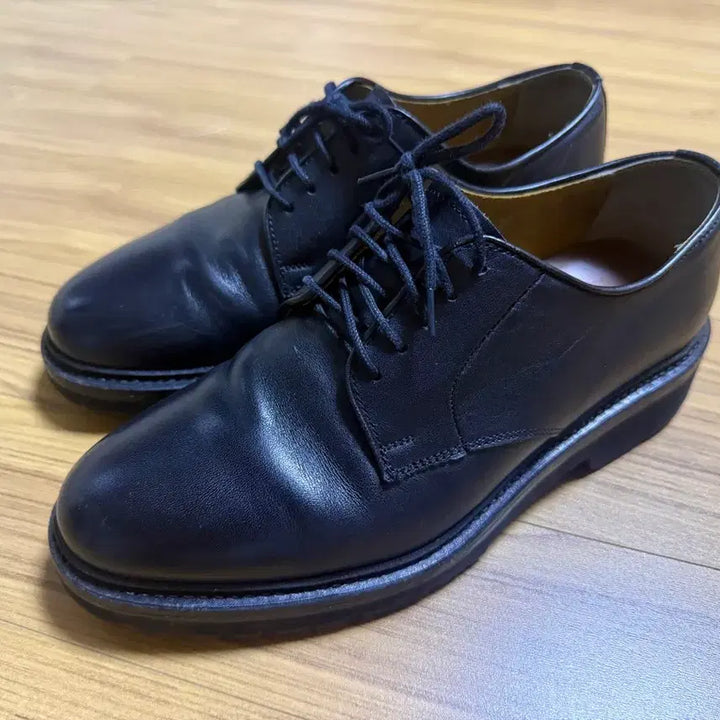 [BUNJANG] Kumkang Regal 201 Derby Black Leather Shoes (Size 245) / 금강 리갈 201 더비 블랙(245)