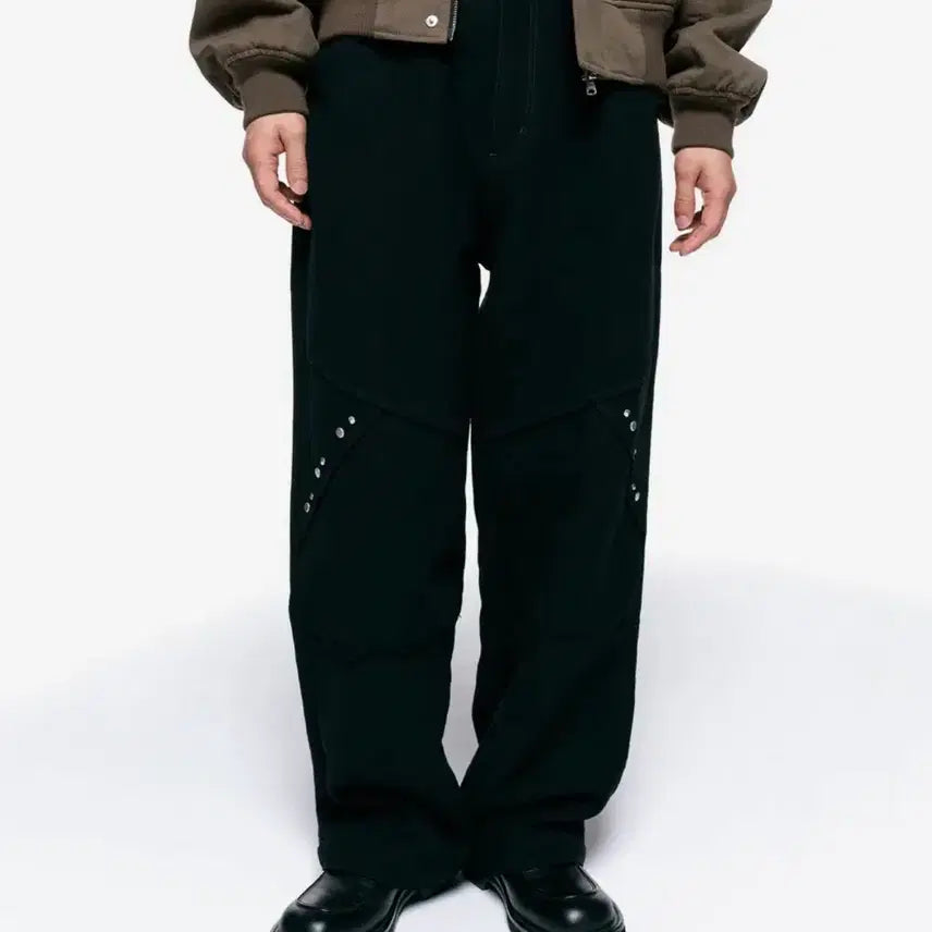 [BUNJANG] INSILENCE Virgin Wool Low-Cut Metal Pants (M) / (M)인사일런스 버진 울 로우컷 메탈 팬츠
