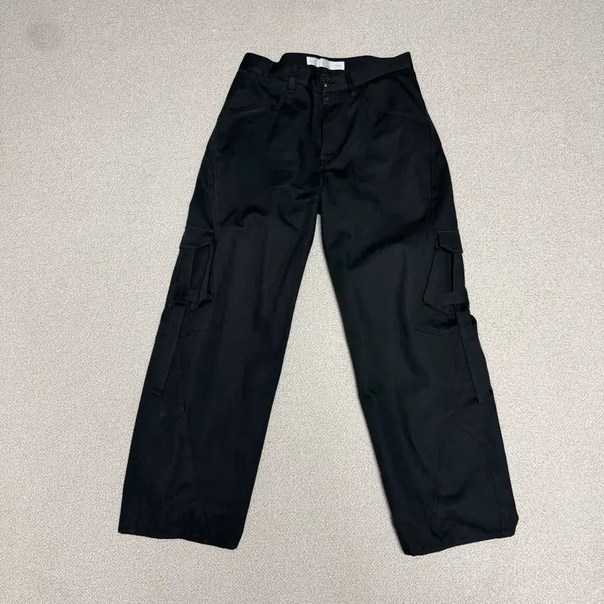 [BUNJANG] Helix Clothing Bind Strap Cargo Pants Teal Grey (M) / (M)헬릭스 클로딩 빈드 스트랩 카고 팬츠 틸 그레이