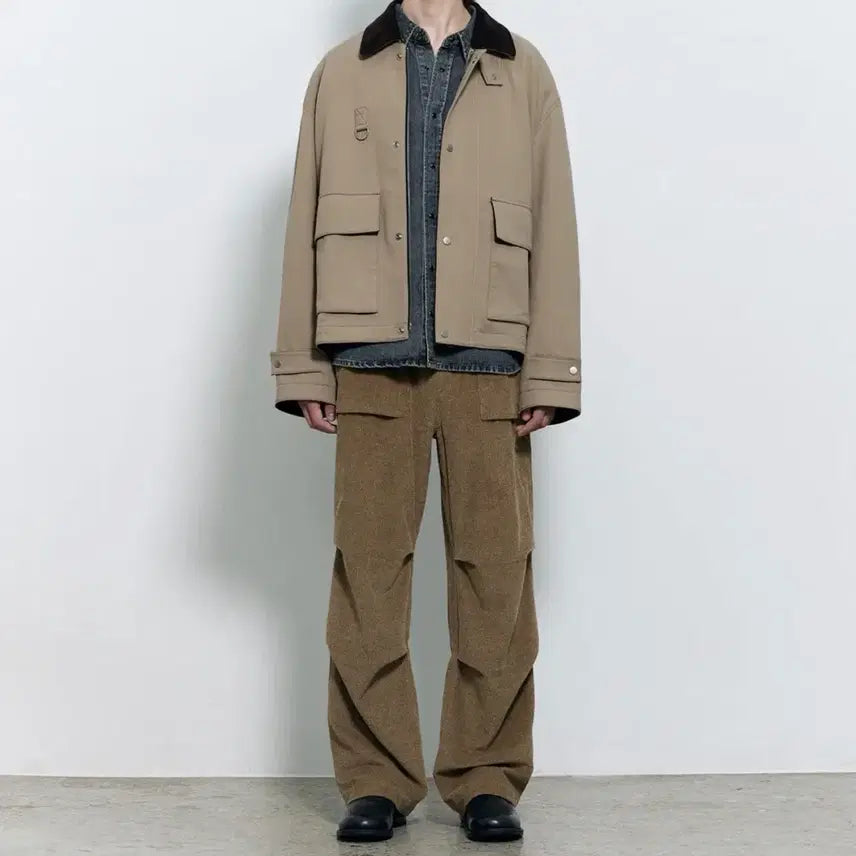 [BUNJANG] INSILENCE Corduroy Fatigue Pants Ash Brown M / (M)인사일런스 코듀로이 퍼티그 팬츠 애쉬 브라운