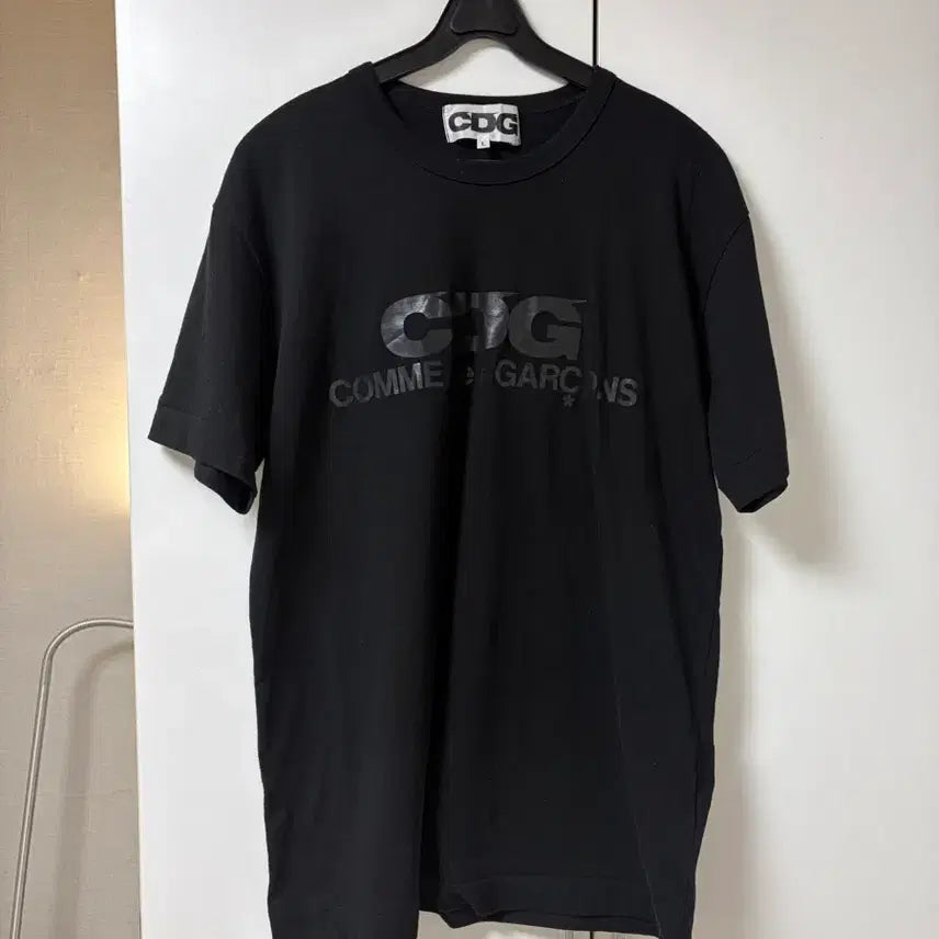 [BUNJANG] Comme des Garçons CDG Black Logo T-Shirt / 꼼데가르송 CDG 블랙 반팔 티셔츠