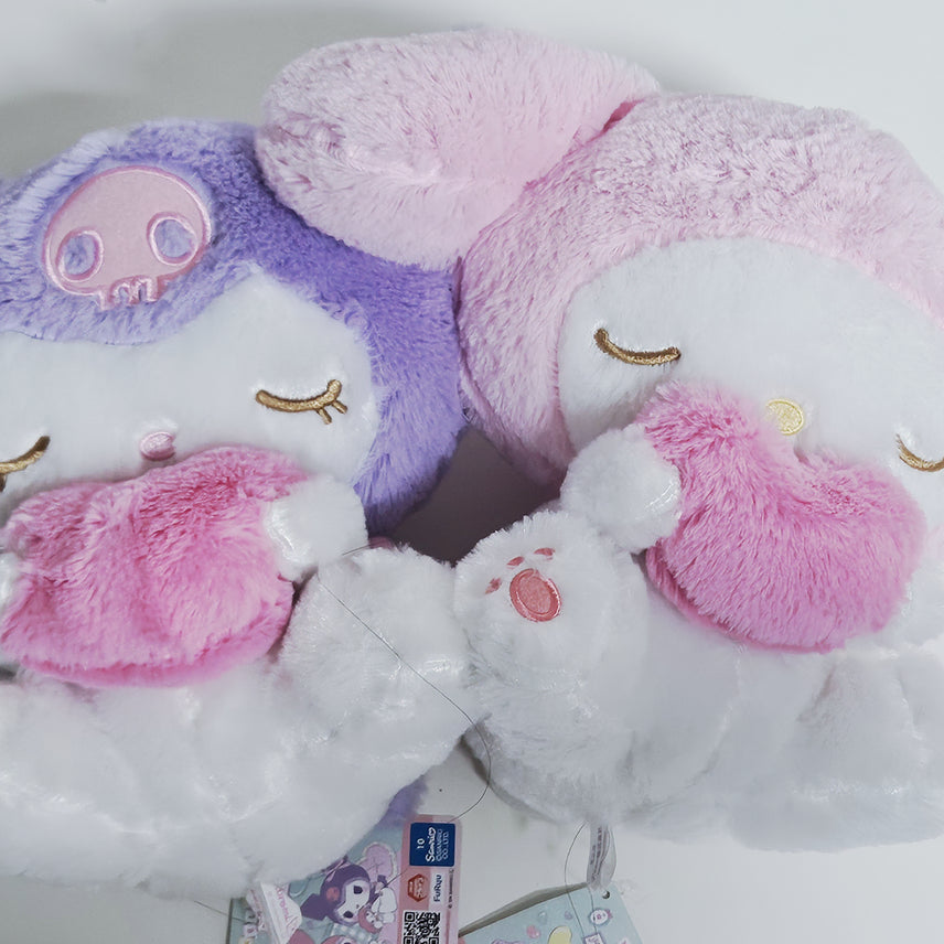 [BUNJANG] Sanrio My Melody Kuromi Heart Prize Plush Dolls / 산리오 마이멜로디 쿠로미 하트 프라이즈 경품 인형