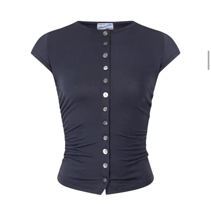 [BUNJANG] Please Follow Gwen Button Tip Cool Charcoal / 플리즈노팔로우 그웬 버튼 팁 쿨챠콜