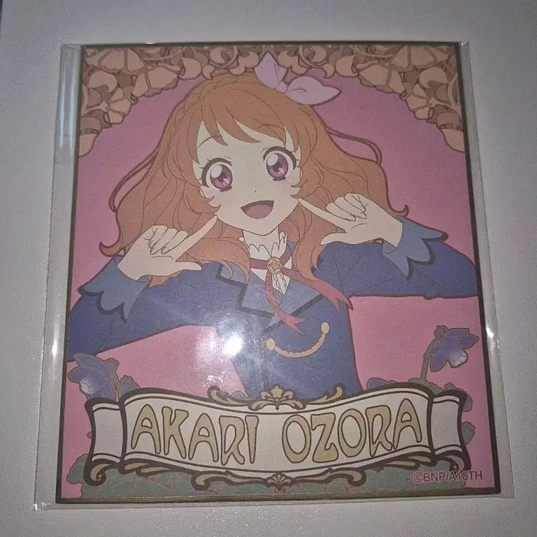 [BUNJANG] Aikatsu! Ichigo Hoshimiya DMM Kuji Shikishi Art Board / 아이카츠 아이엠스타 dmm 쿠지 색지 아카리 하늘 양도