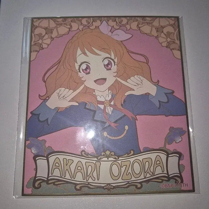 [BUNJANG] Aikatsu! Ichigo Hoshimiya DMM Kuji Shikishi Art Board / 아이카츠 아이엠스타 dmm 쿠지 색지 아카리 하늘 양도