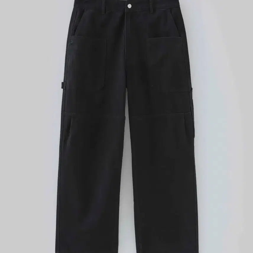 [BUNJANG] Fabregas Lock Cation Carpenter Pants Black / (3)파브레가 로크 카치온 카펜터 팬츠 블랙