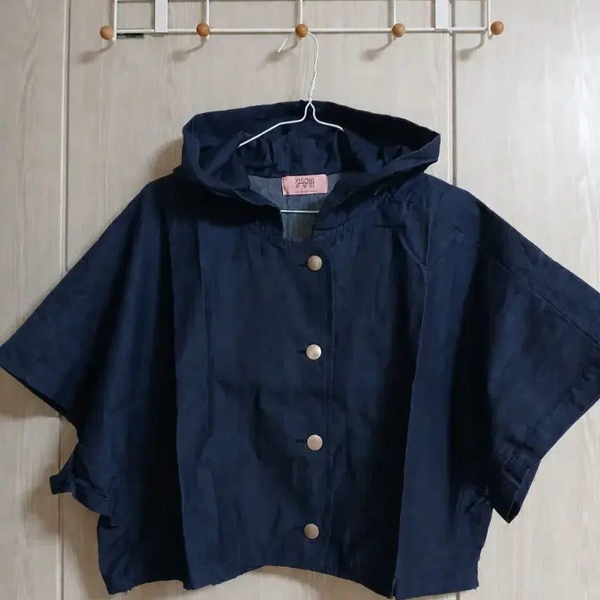 [BUNJANG] Loose Fit Hooded Jacket - Blue / 새상품 / 체형커버되는 루즈핏 후드 자켓.청색