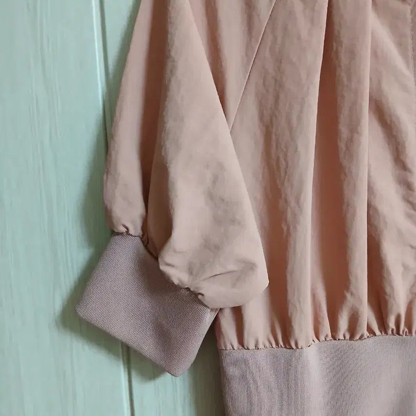 [BUNJANG] Coral Tone A-Line Midi Dress with Front Zipper / 새상품/코랄톤 원피스 (바스락 소재, 앞지퍼 / 감성 브랜드)