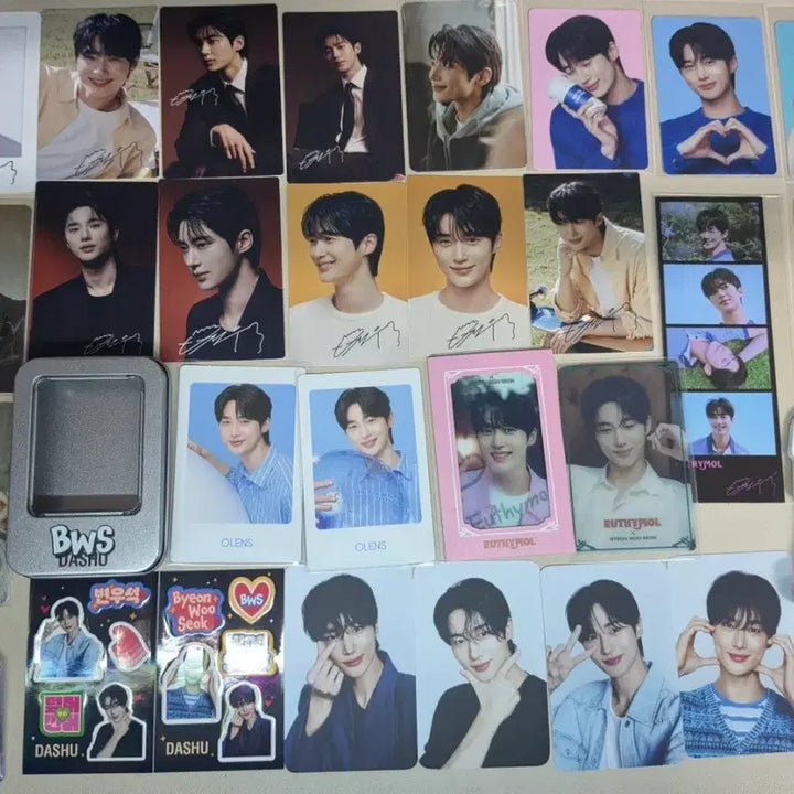 [BUNJANG] Byun Woo Seok Goods Bundle Set Photocard Sticker / 변우석 굿즈 포토카드 스티커 등 일괄