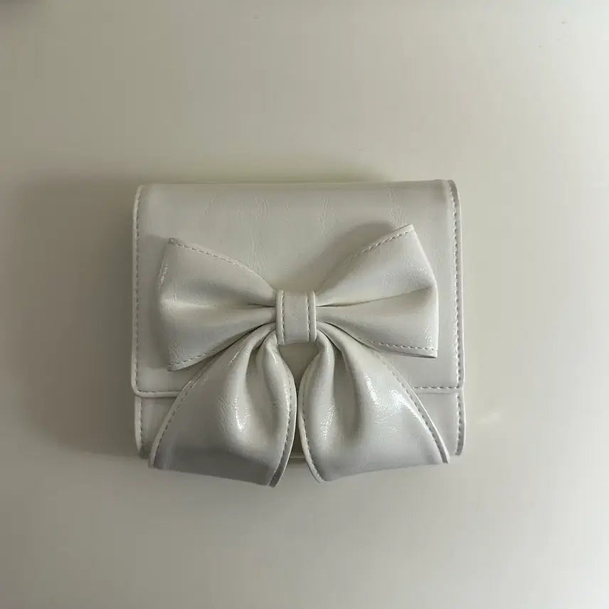 [BUNJANG] Idang Club Ribbon Diary White Bag Wallet / (새상품)아이당 클럽 idang club 리본 다이어리 화이트 가방 지갑